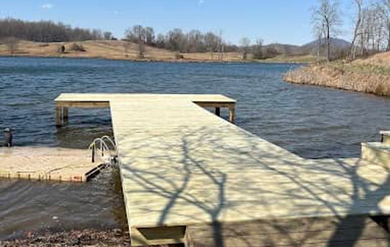 Exterior hardscape and patio installation